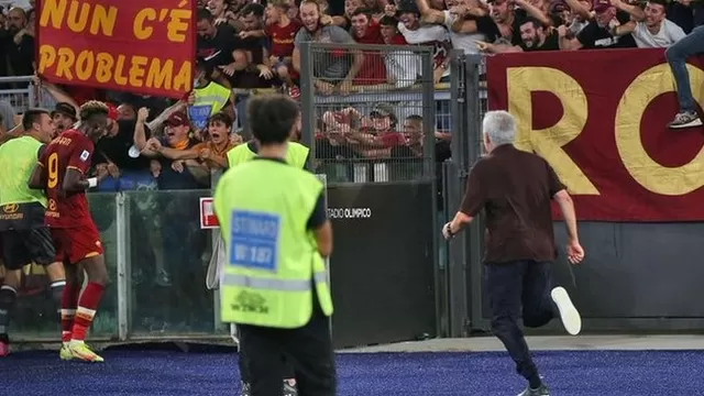 José Mourinho explicó su eufórica celebración tras victoria de la Roma