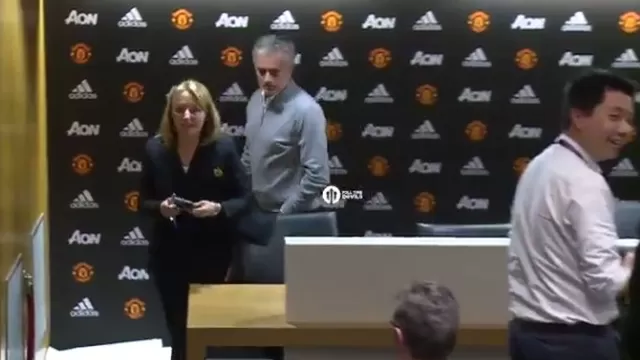 Mourinho en conferencia de prensa. Foto: captura de video