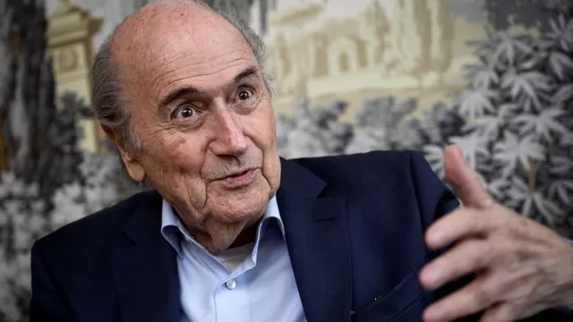 Joseph Blatter, exdirigente deportivo de 84 años. | Foto: AFP/Video: Canal N