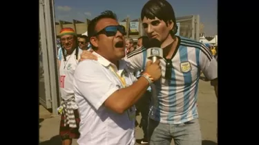 Juan Carlos Orderique, el 'amuleto' de Argentina en Brasil 2014 Juan Carlos Orderique, el 'amuleto' de Argentina en Brasil 2014