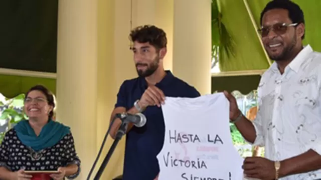 Juan Cominges viajó a Cuba y habló de su homenaje a Fidel Castro