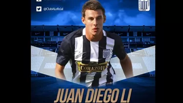 Juan Diego Li se convirtió en el segundo refuerzo de Alianza Lima