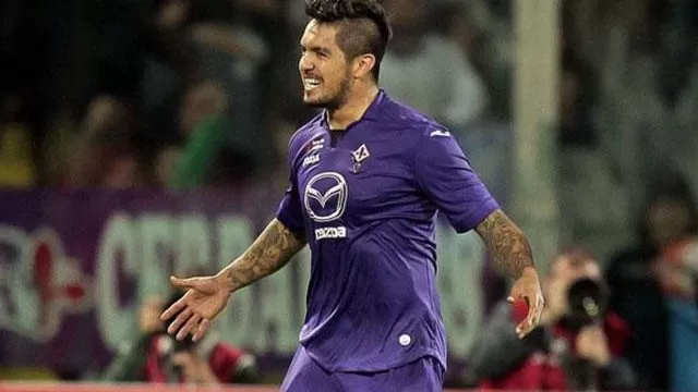 Juan Manuel Vargas anotó en el triunfo de la Fiorentina ante el Betis