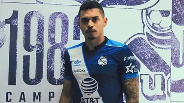 Emanuel Gularte, defensa uruguayo de 23 años. | Foto: Puebla