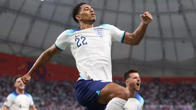 Jude Bellingham anota el primer gol de Inglaterra en Qatar 2022