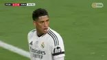 Jude Bellingham anotó el 1-1 del Real Madrid vs Barcelona y fue anulado / Foto: América TV