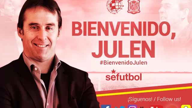 Julen Lopetegui es el nuevo entrenador de la selección de España