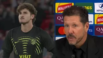 Simeone tuvo FIRME opinión sobre el nivel de Julián Álvarez en el Atlético de Madrid vs Liverpool