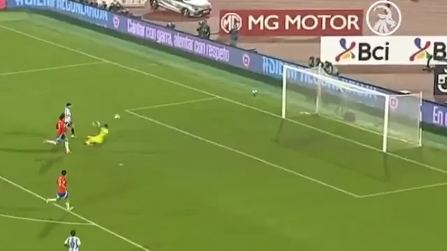 Julián Álvarez anotó el primero de Argentina sobre Chile por las Eliminatorias / Telefe