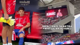 Julián Álvarez vivió un terrible momento tras ser pifeado por hinchas de Atlético Madrid
