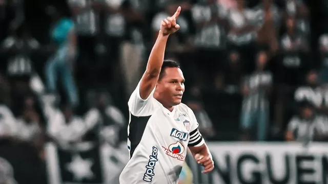 Carlos Bacca marcó un doblete frente a Botafogo en la Copa Libertadores. | Foto: Junior.