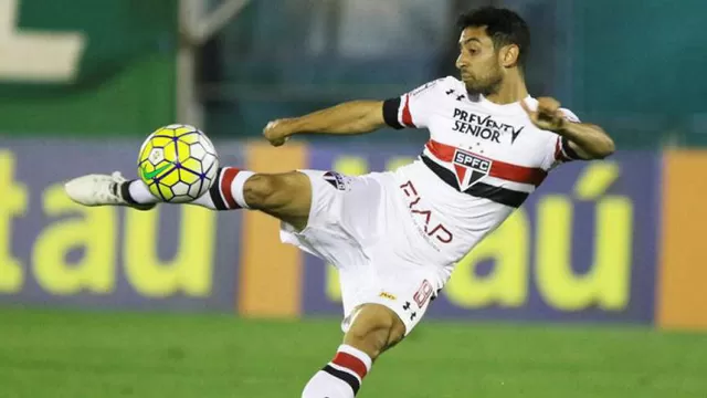 Correa llegó a jugar en un grande de Brasil como Sao Paulo | Foto: EFE