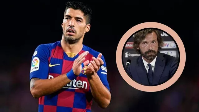 Andrea Pirlo se refirió a Luis Suárez en conferencia de prensa. 