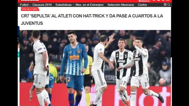Juventus avanz&amp;oacute; en la Champions de la mano de Cristiano y as&amp;iacute; reaccion&amp;oacute; la prensa mundial.-foto-7