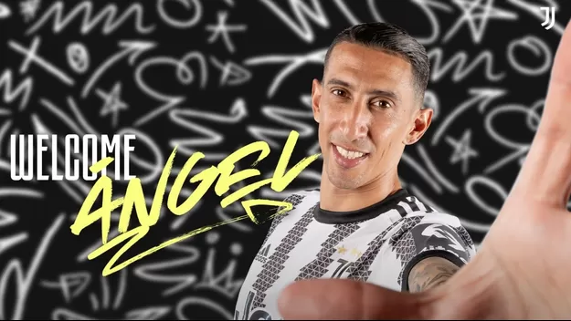 Juventus confirmó el fichaje de Ángel Di María por una temporada