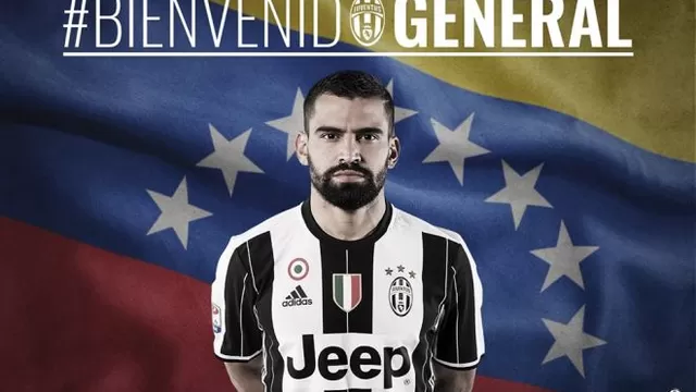 Juventus confirmó fichaje de venezolano Tomás Rincón hasta el 2020