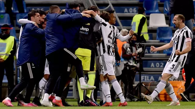 Federico Chiesa anotó el gol del título. | Foto: EFE/Video: DirecTV Sports
