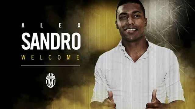Alex Sandro se form&oacute; en el Santos (Foto: Juventus)