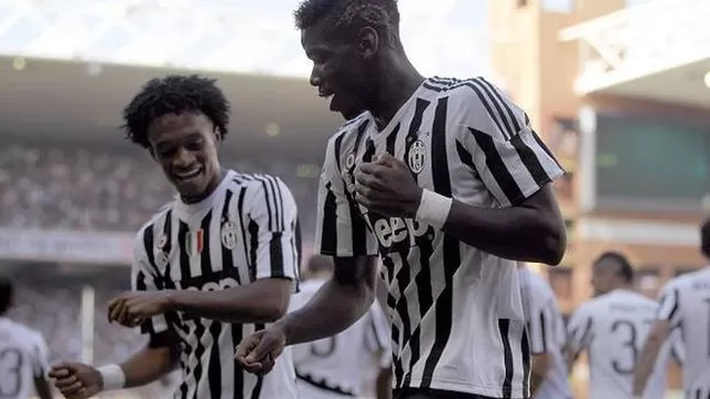 Juventus: Juan Cuadrado le enseñó a Paul Pogba a bailar el 'Ras Tas Tas'