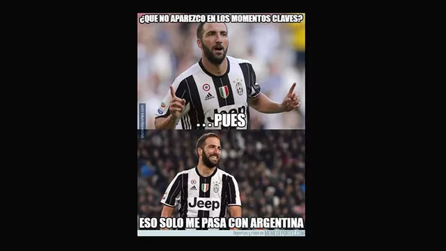 Juventus: memes tras la victoria sobre el Mónaco con goles de Higuaín-foto-5