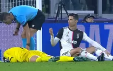 Juventus vs. Lokomotiv: árbitro le perdonó a Cristiano Ronaldo una jugada peligrosa - Noticias de lokomotiv-moscu