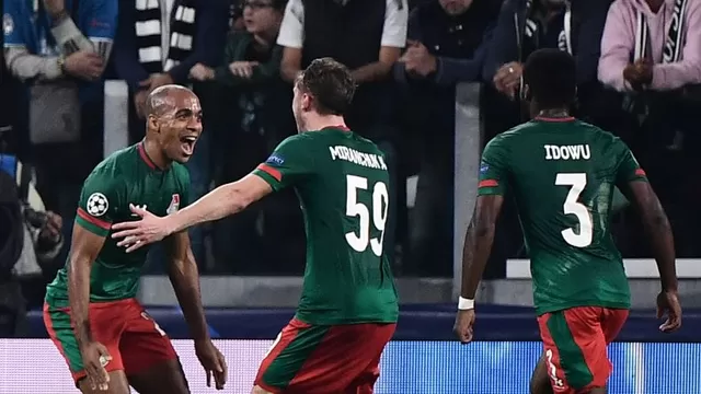 Juventus vs Lokomotiv, por la fecha 3 del Grupo D de la Champions League. | Foto: AFP/Video: Twitter