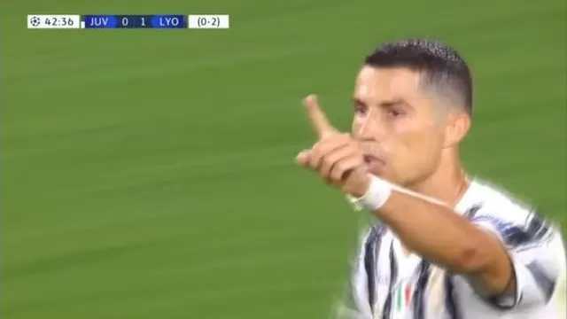 Juventus vs. Lyon: Cristiano Ronaldo anotó el 1-1 de penal para la Vecchia Signora