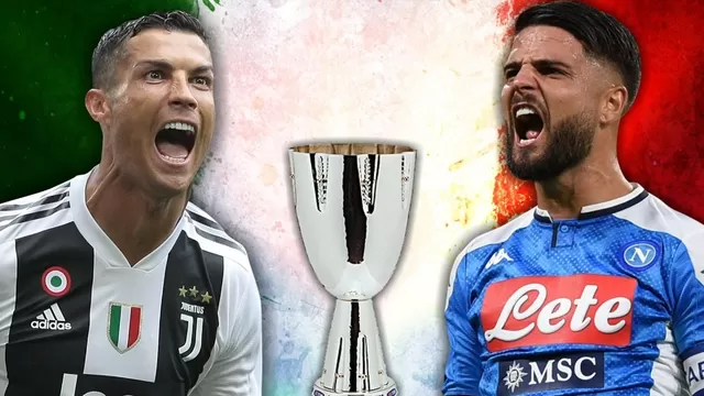 Juventus venció 2-0 al Napoli y es el campeón de la Supercopa de Italia