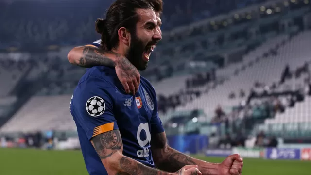 Juventus vs. Porto: Sergio Oliveira marcó de penal para el equipo portugués