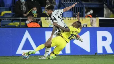 Así fue la falta contra McKennie. | Foto: AFP/Video: Espn