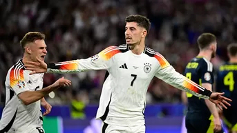 ¡Huele a goleada! Kai Havertz anota el 3-0 para Alemania frente a Escocia