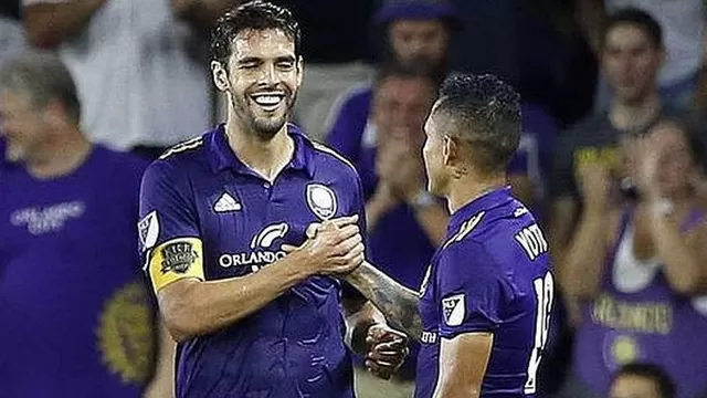 Kaká y Yotún jugaron en la MLS en 2017. | Foto: Orlando City