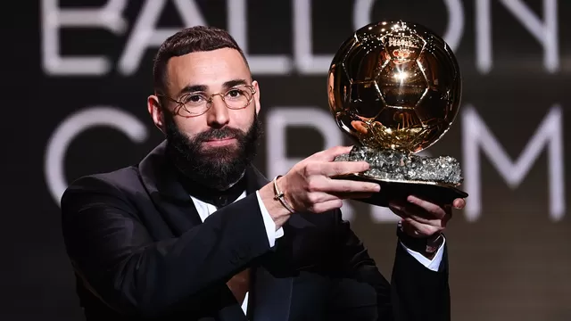 Karim Benzema conquistó el Balón de Oro 2022
