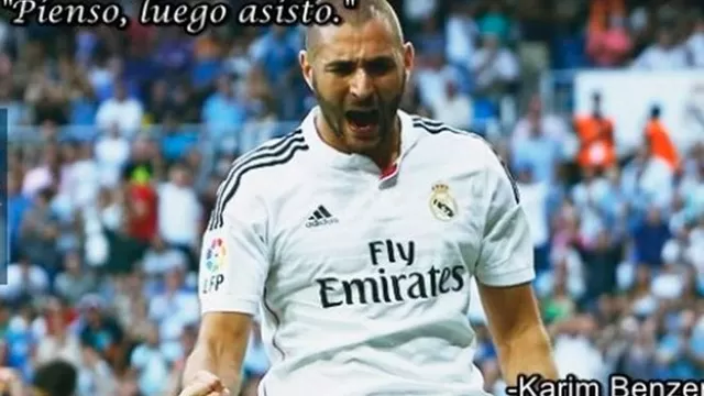 Karim Benzema y el meme filosófico por su aporte de pases-gol
