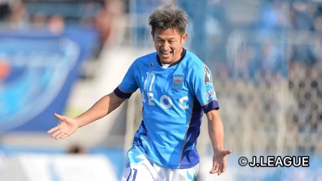 Miura tiene la intención de jugar de manera profesional hasta los 60 años. | Foto: J-League
