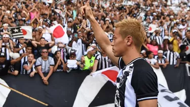 Keisuke Honda, futbolista japonés de 34 años. | Foto: AFP