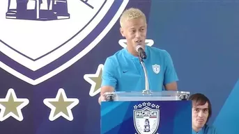 Keisuke Honda se presentó en español con el Pachuca de México