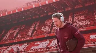 El belga Kevin De Bruyne anunció que dejará el Manchester City al final de la temporada 2024-2025. | Foto: AFP