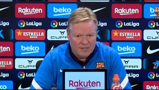 El DT del Barcelona es cuestionado por la irregularidad del equipo. | Video: Barcelona.
