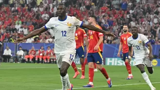 Randal Kolo Muani abre el marcador de la semifinal de la Eurocopa / Foto: AFP / Video: ESPN