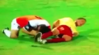 Kuwait: jugador le metió el dedo a su rival en el lugar menos pensado