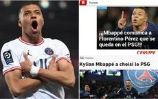 Kylian Mbappé continuará en el PSG y así informan los medios europeos - Noticias de twitter