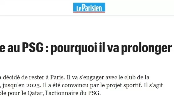 Le Parisien (Francia): &quot;Mbappé se queda en el PSG&quot;.