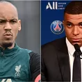 Fabinho le respondió a Mbappé tras menospreciar el fútbol sudamericano