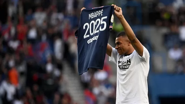 Kylian Mbappé renovó contrato con PSG hasta 2025, confirmó Nasser Al-Khelaïfi