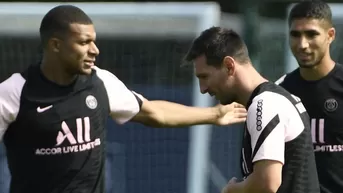 Kylian Mbappé y Achraf Hakimi volvieron a los entrenamientos del PSG