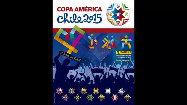Lanzan álbum oficial de la Copa América Chile 2015