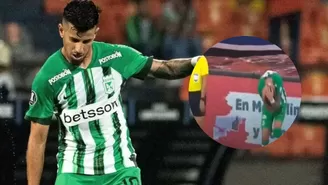 ¡Terrible! Lanzaron navaja a un jugador durante encuentro entre Atlético Nacional vs. Independiente Medellín