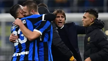 Antonio Conte, DT del Inter de Milán. | Foto: AFP