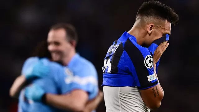 Lautaro Martínez rompió en llanto tras derrota del Inter